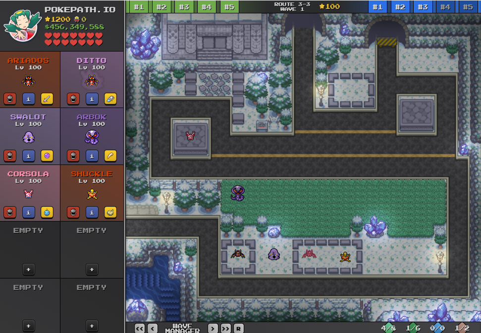 pokepath.io's boss team setup