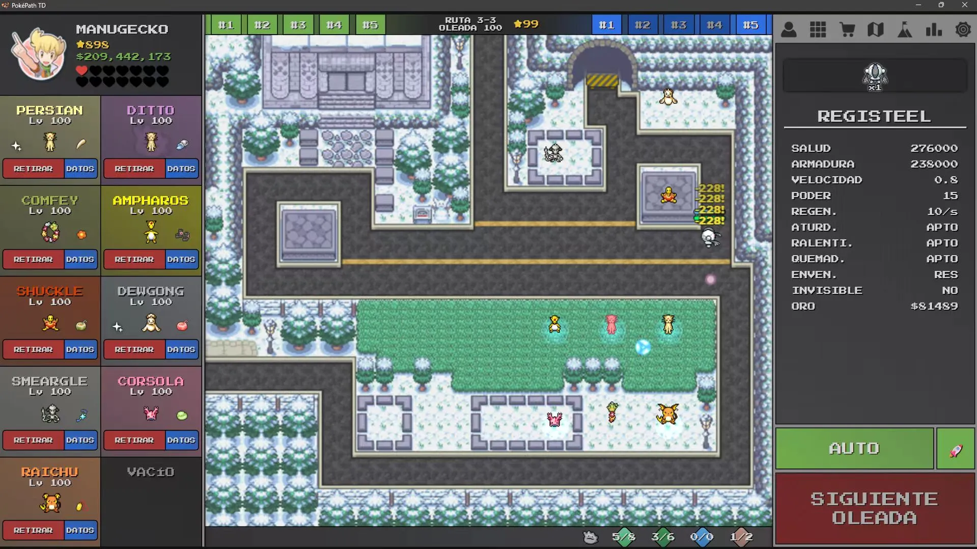 Manugecko's team setup