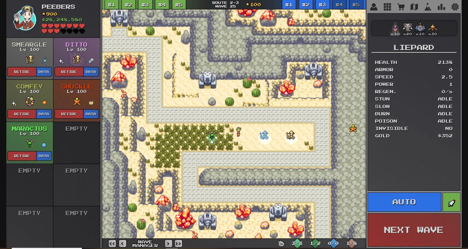 PEEBERS's team setup