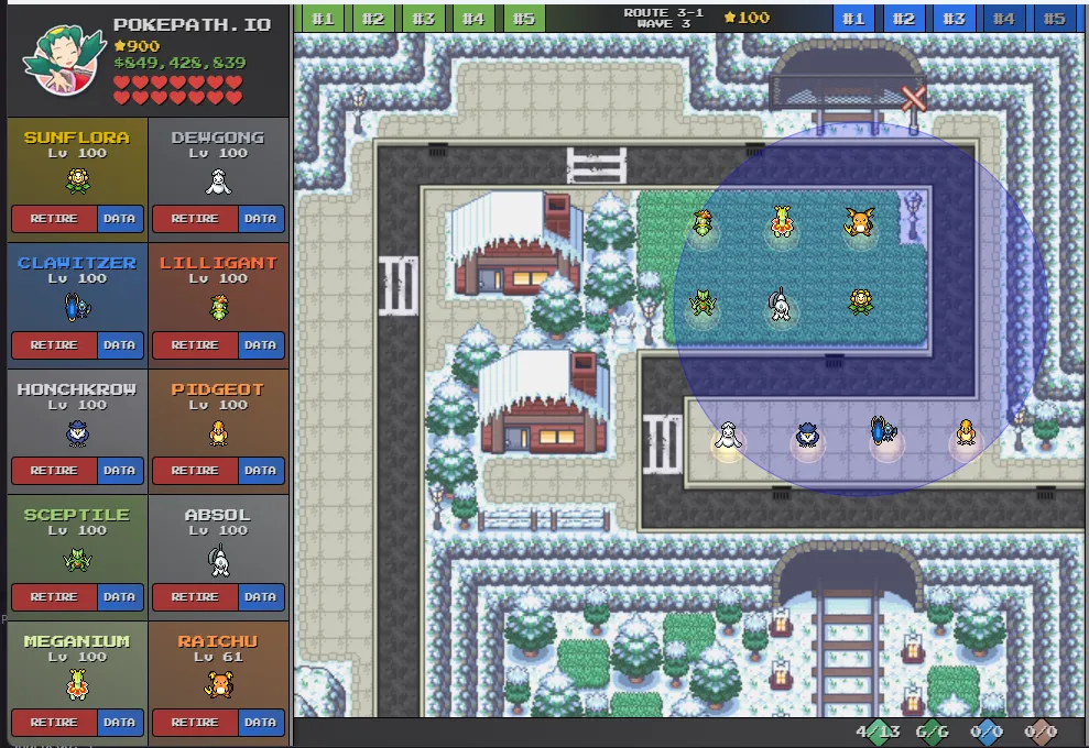 Sunflora achievement positioning guide